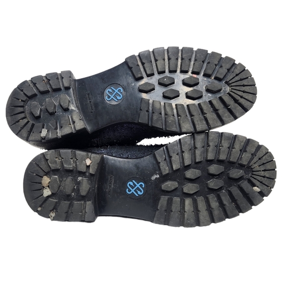 ROSS & SNOW Stefana Distressed Indigo Moto Boot - Picture 12 of 13